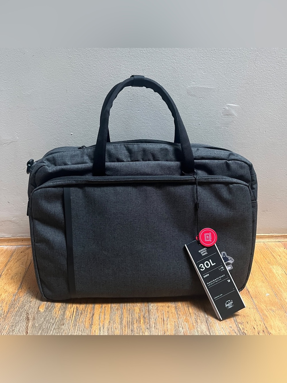 Herschel Supply Co Gray Canuck Laptop Messenger Bag Crossbody OS